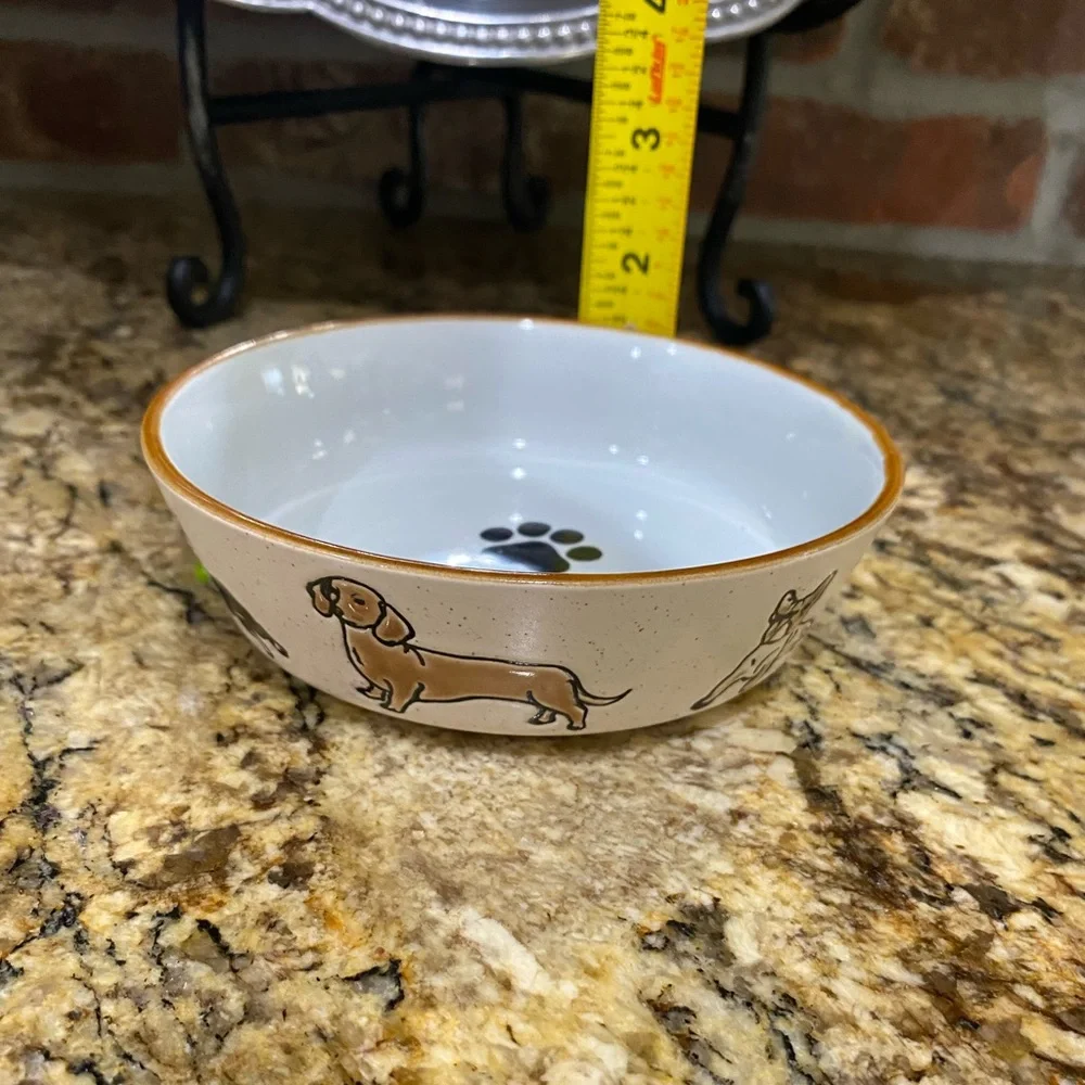 Spectrum Designz speckled 5” pet bowl - Charleston’s Dog Breed - Fabulou! NEW